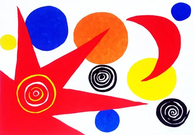 alexander calder universo planetas constelaciones - Cómo aborda el movimiento Alexander Calder