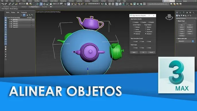 eds max alinear un objeto con el universo - Cómo aislar un objeto en 3ds Max