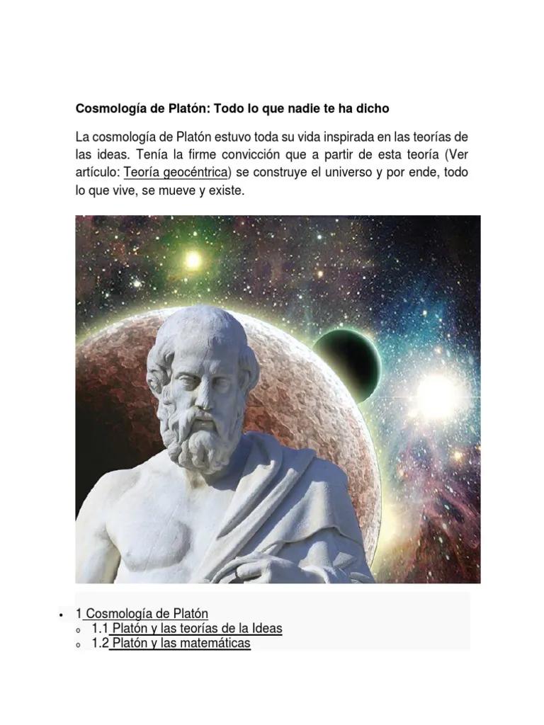 platon y el universo - Cómo divide Platón el Universo