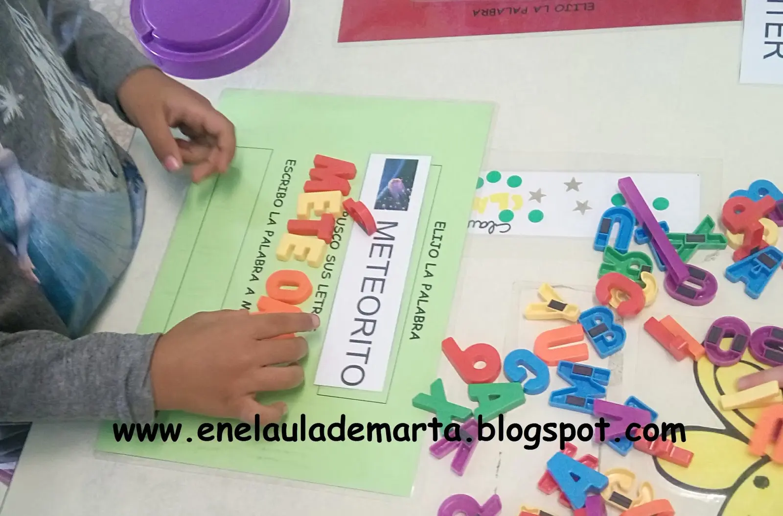 como trabajar el universo de las palabras en infantil ejemplo - Cómo enseñar palabras a niños de preescolar