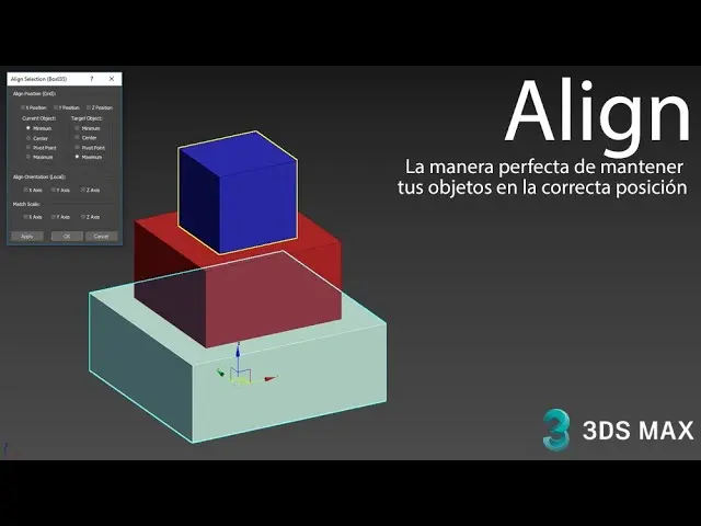 eds max alinear un objeto con el universo - Cómo hacer más grande un objeto en 3ds Max