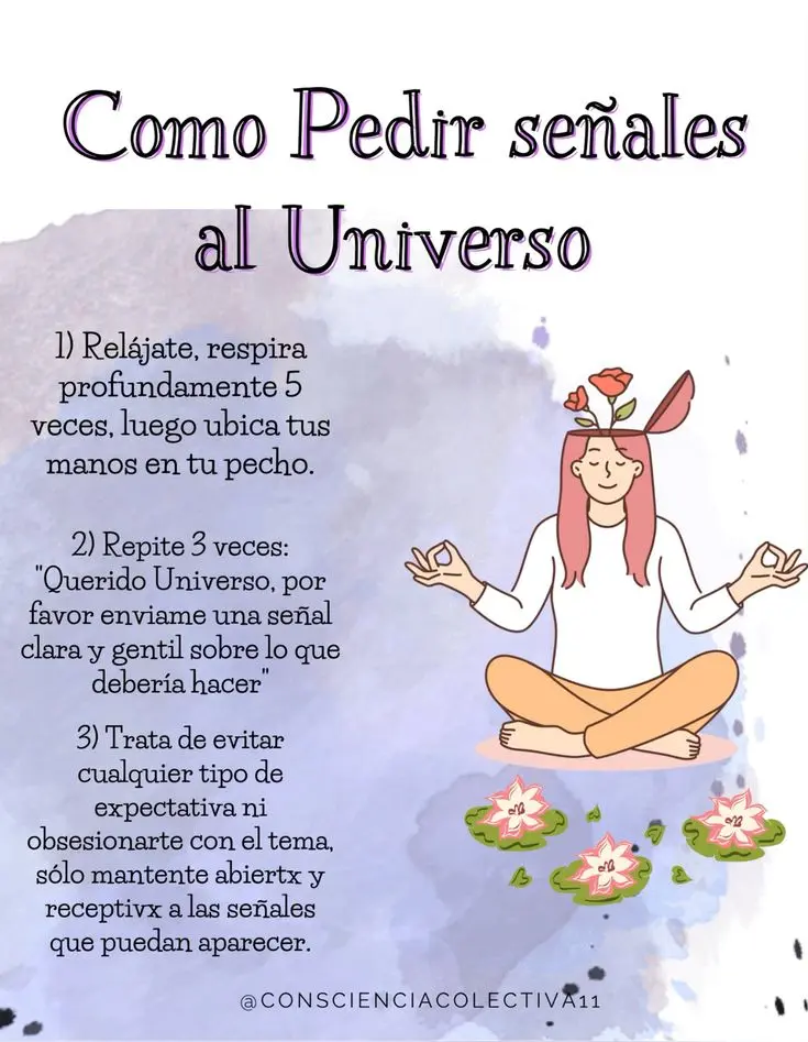 como pedir al universo una señal - Cómo se pide una señal al universo