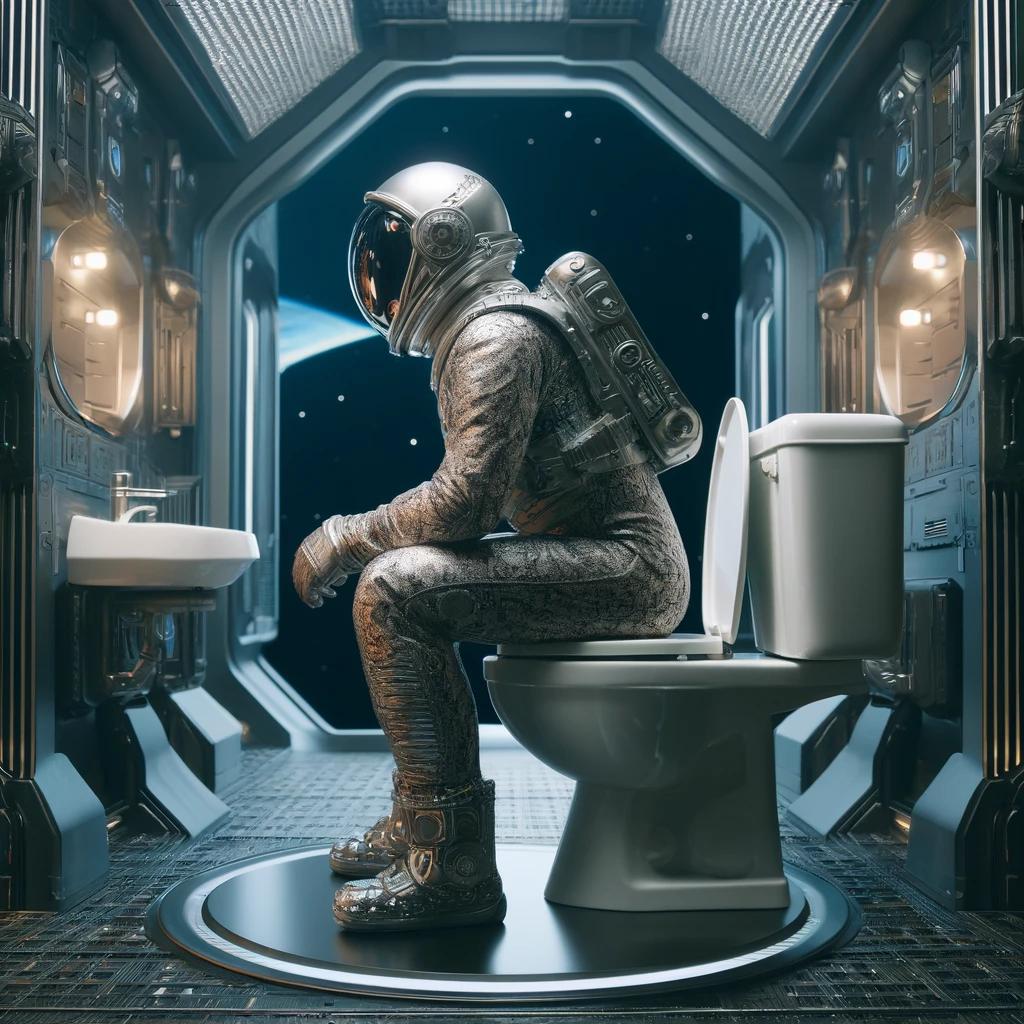 bañandose en universo - Cómo son los baños del espacio