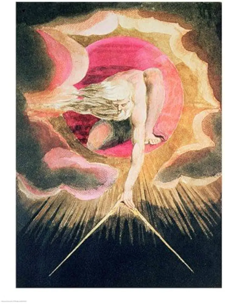 dios creando el universo william blake - Cuál es la obra más importante de William Blake