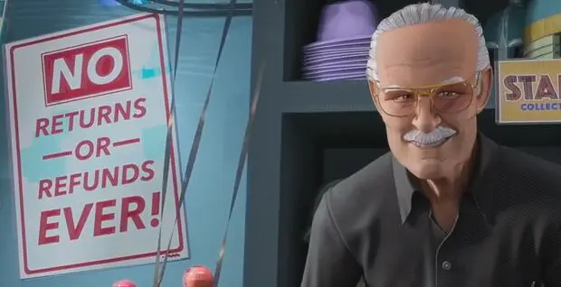 cameos de stan lee en spiderman un nuevo universo - Cuál es la última aparicion de Stan Lee