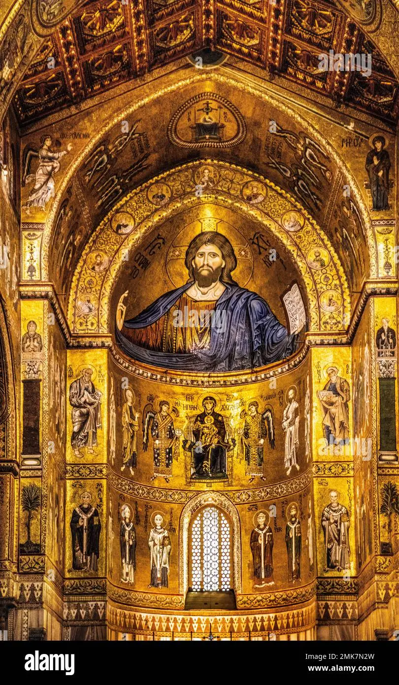 El Cristo Rey del Universo en el Mosaico de la Catedral de Monreale - Cuándo se construyó la Catedral de Palermo cristo rey del universo mosaico catedral de monreale - Cuándo se construyó la Catedral de Palermo