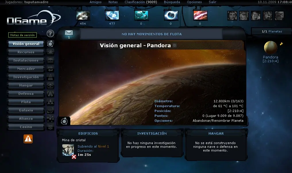 borrar universo ogame - Cuántas veces se puede atacar a un jugador OGame