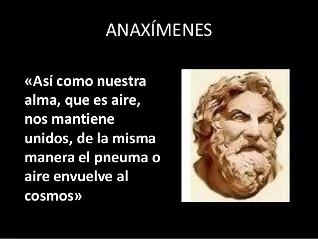 anaximenes teoria del origen del universo - Por qué Anaxímenes afirma que el aire es el principio de todo