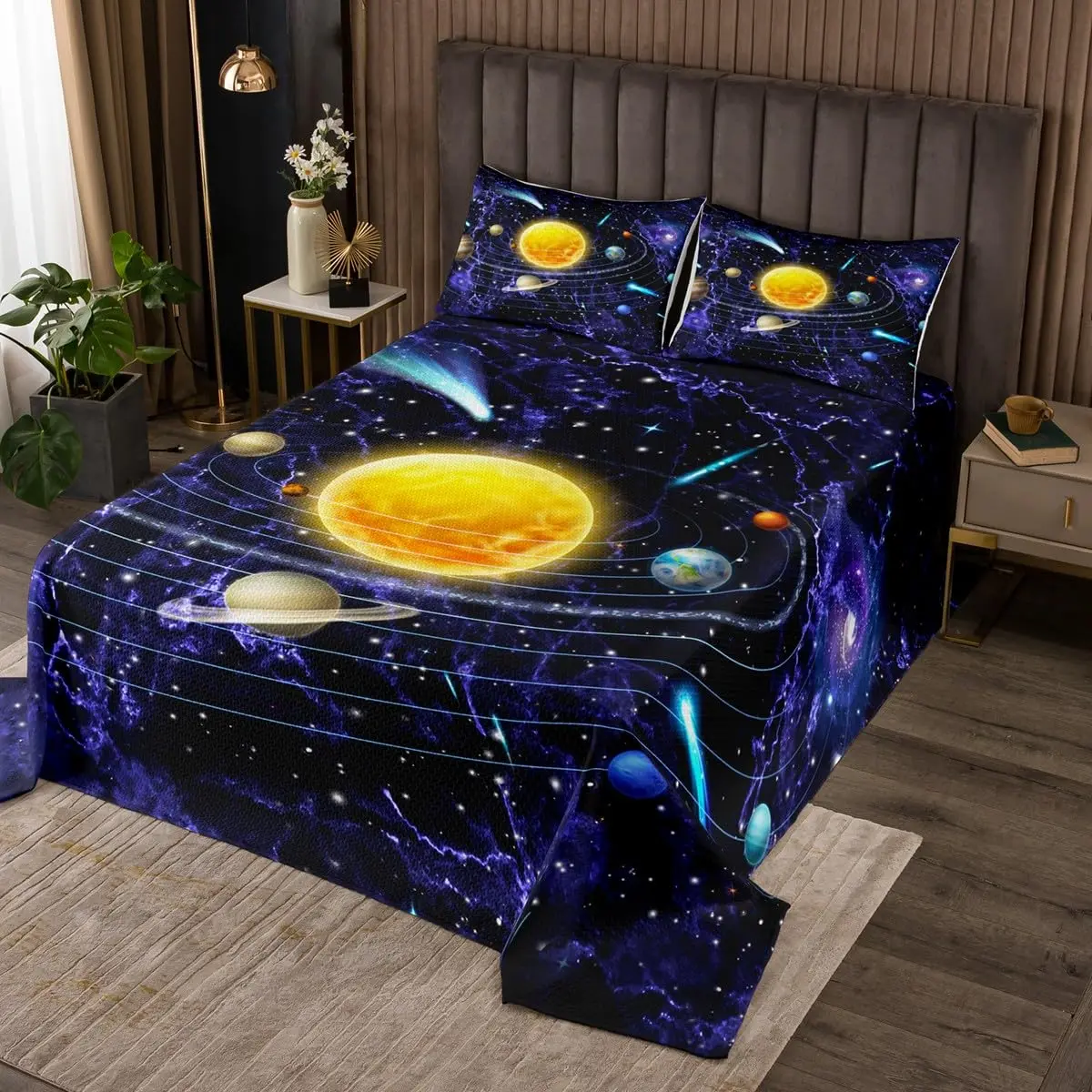 colcha de cama universo - Qué colcha le queda a una cama matrimonial