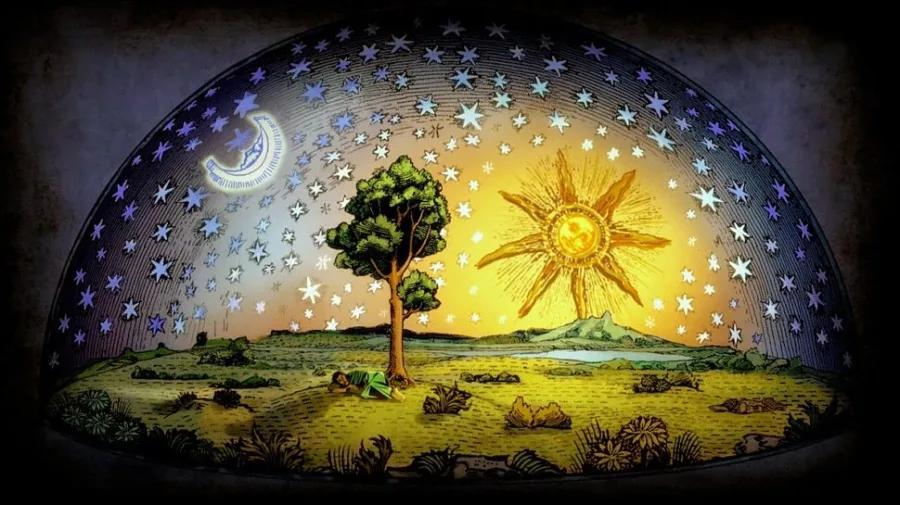 cosmovision antigua tierra cielo y universo - Qué creencias o ideas tenian los antiguos sobre el mundo