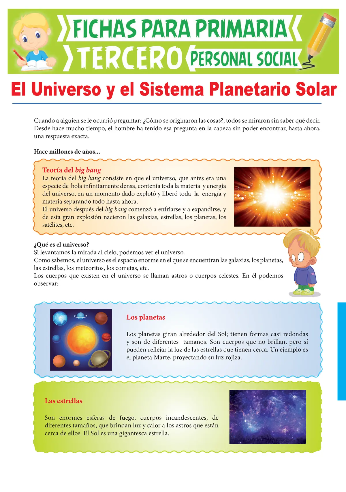 el universo tercero de primaria - Qué es el universo tercero basico