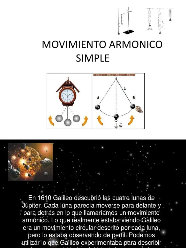 el universo mecanico movimiento armonico simple - Qué es movimiento armónico simple