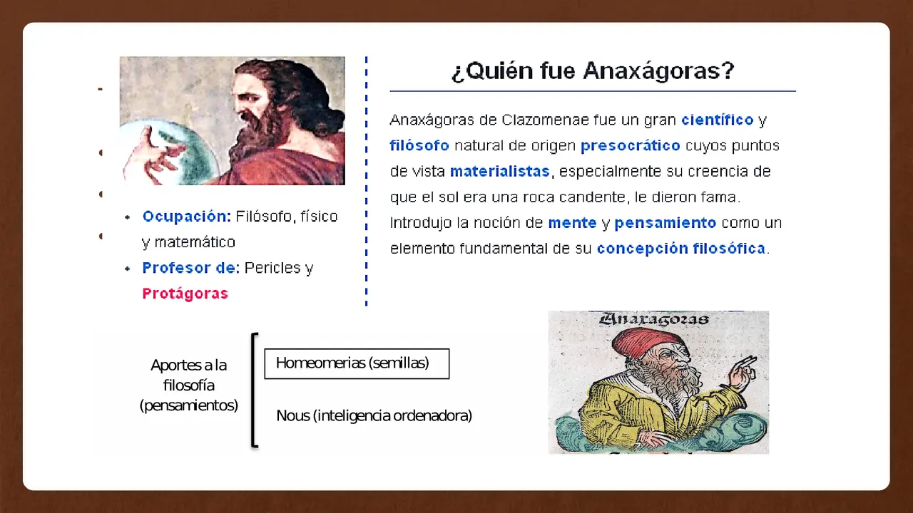 contribucion a la formacion del universo de anaxagoras - Qué hizo Anaxágoras por la astronomía