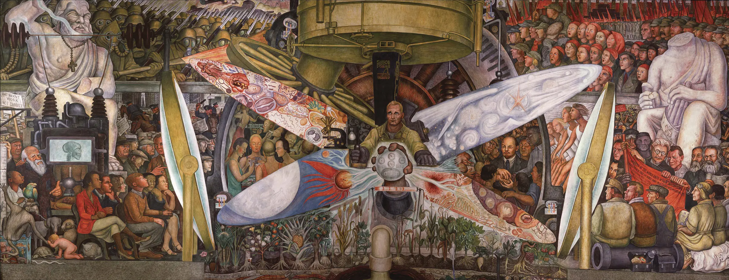 diego rivera el hombre controlador del universo - Que le sucedió al hombre controlador del universo de Diego Rivera