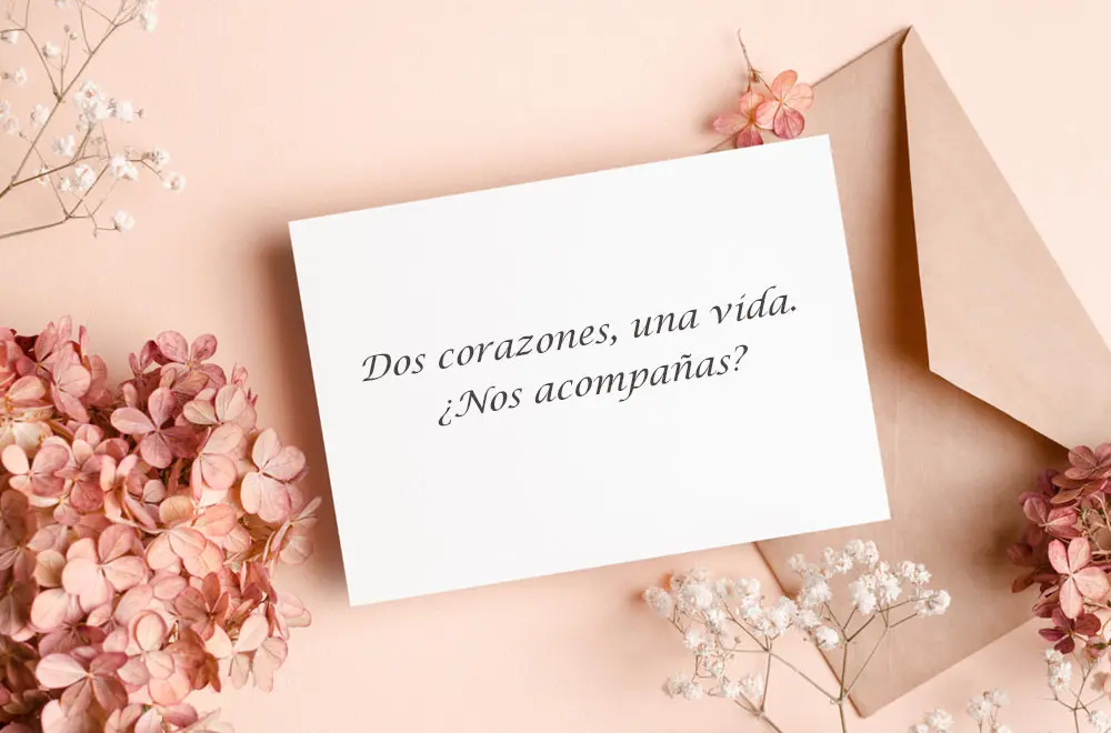 busca tu lugar en boda universo - Qué palabras poner en una invitación de boda