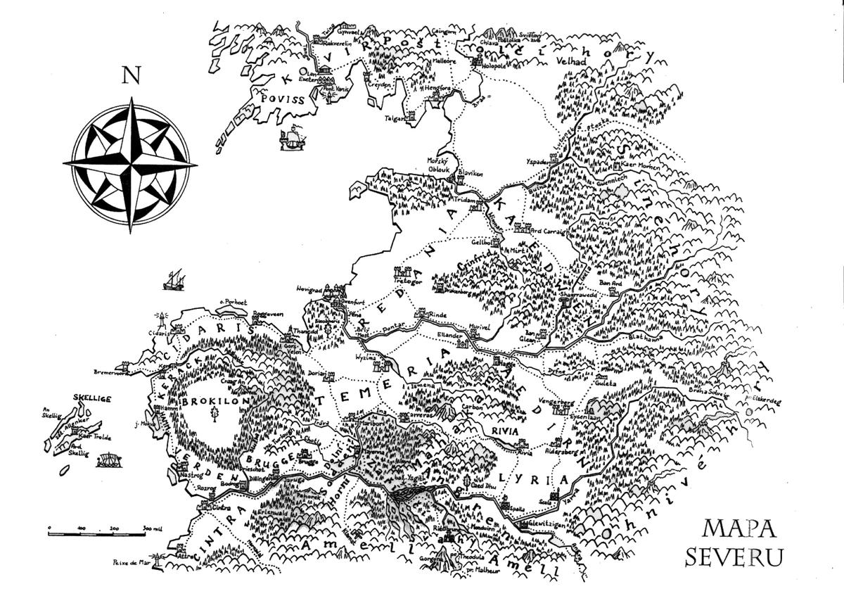 universo de the witcher - Qué reinos hay en The Witcher