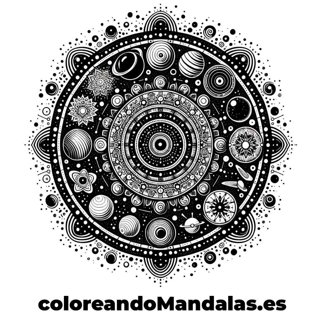 mandala del universo - Qué significa la Luna en mandala