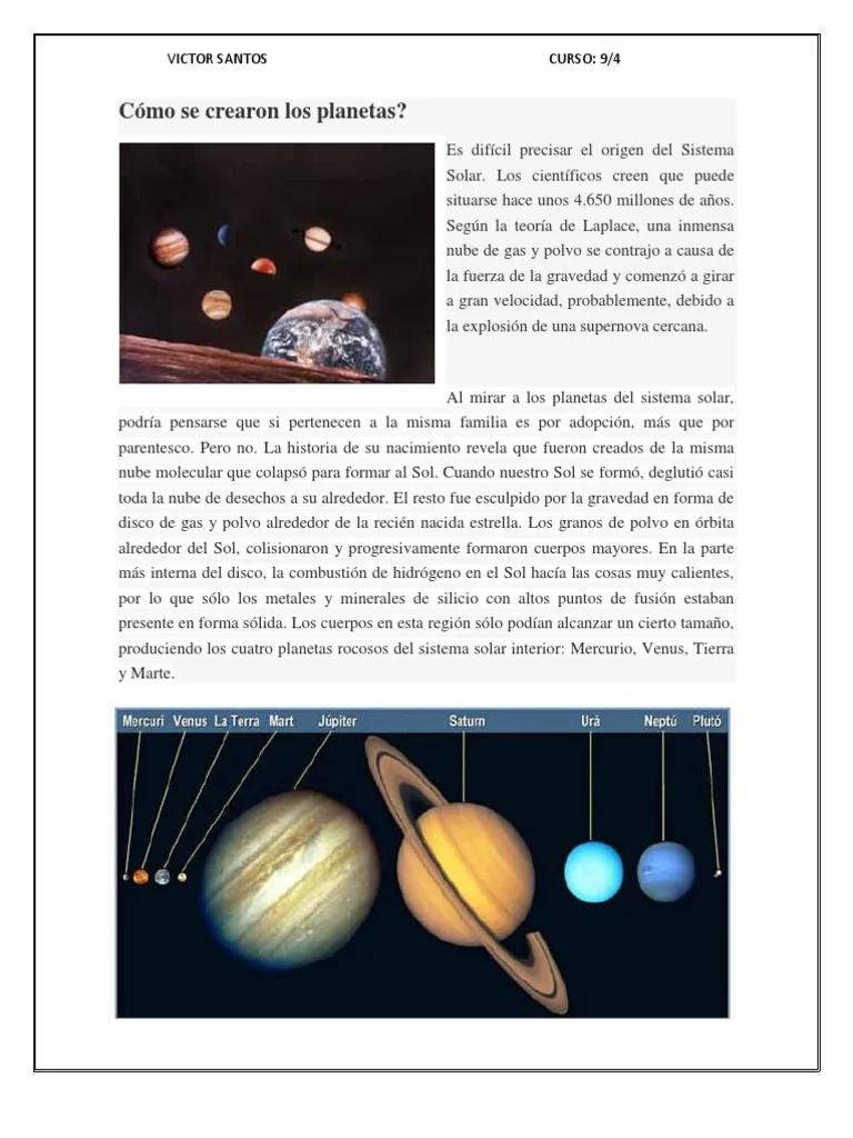 como se crearon los planetas del universo - Quién creó los planetas y el universo