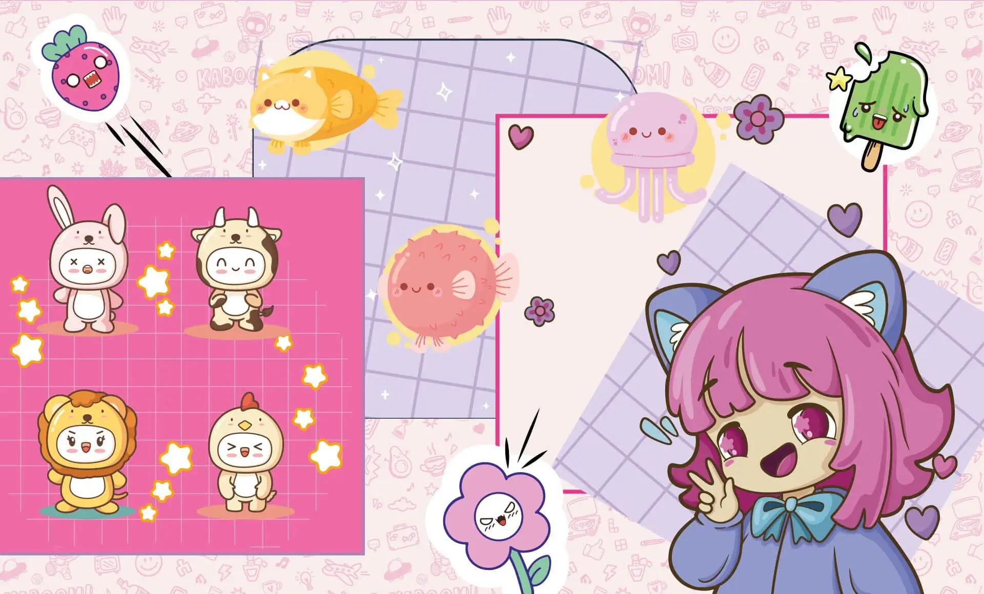 dibujos kawaii del universo - Quién inventó los dibujos Kawaii